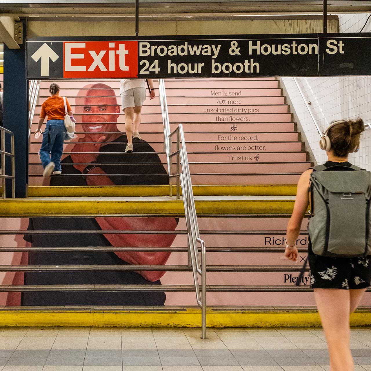 plenty of fish station domination out of home advertising in new york city