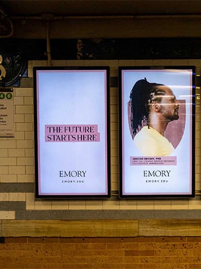 out of home advertising emroy subway liveboard