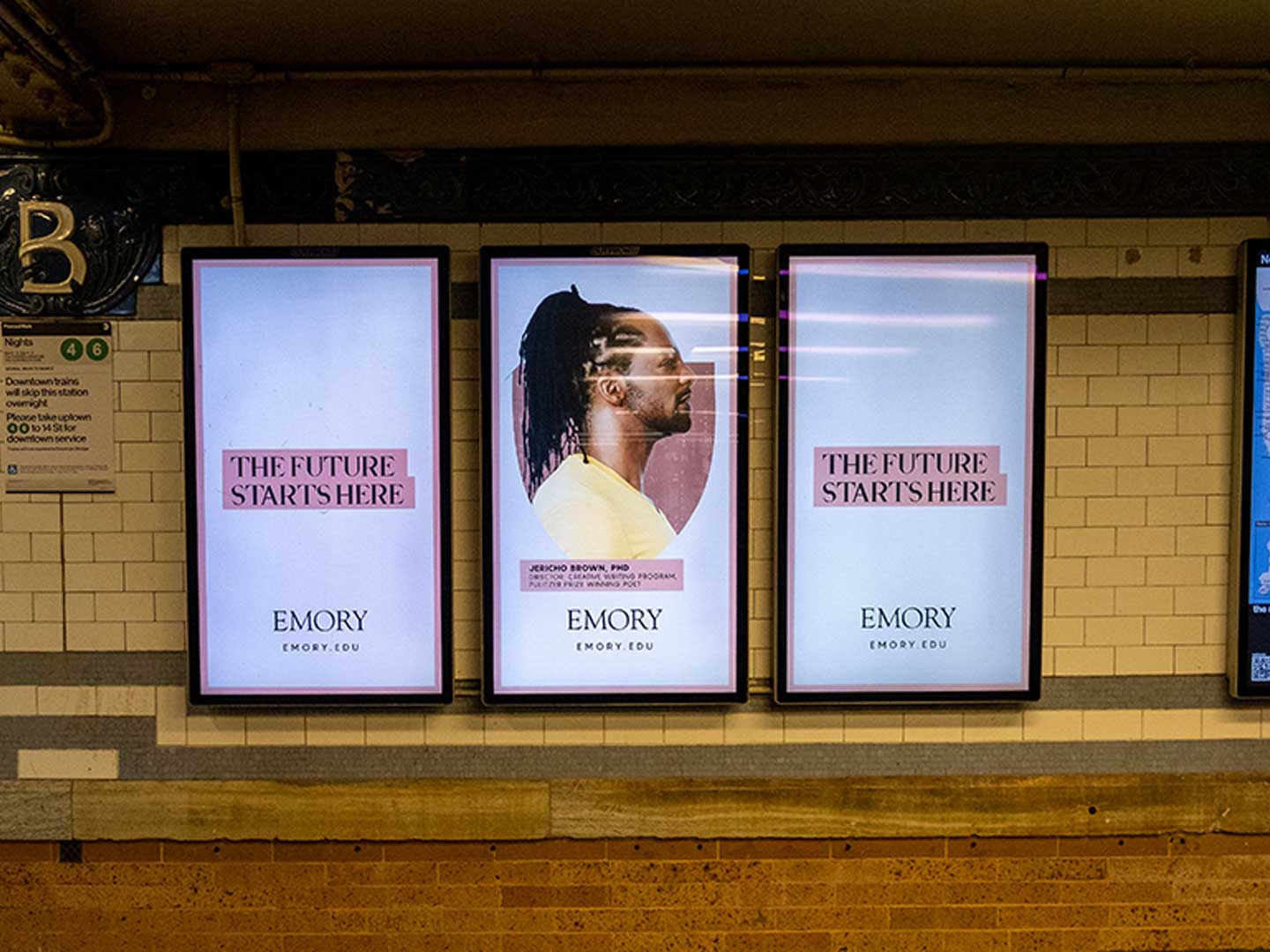 out of home digital transit advertising subway