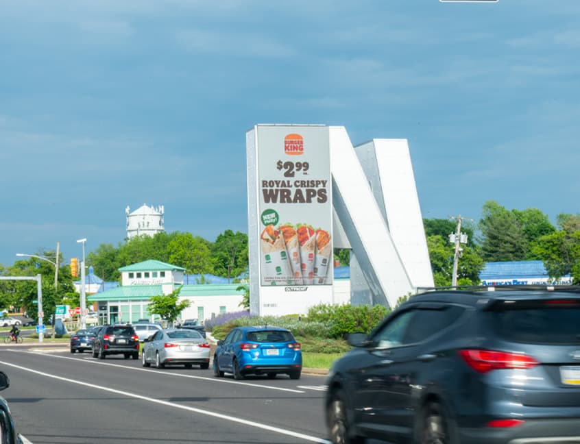 out of home digital billboard advertising philadelphia burger king