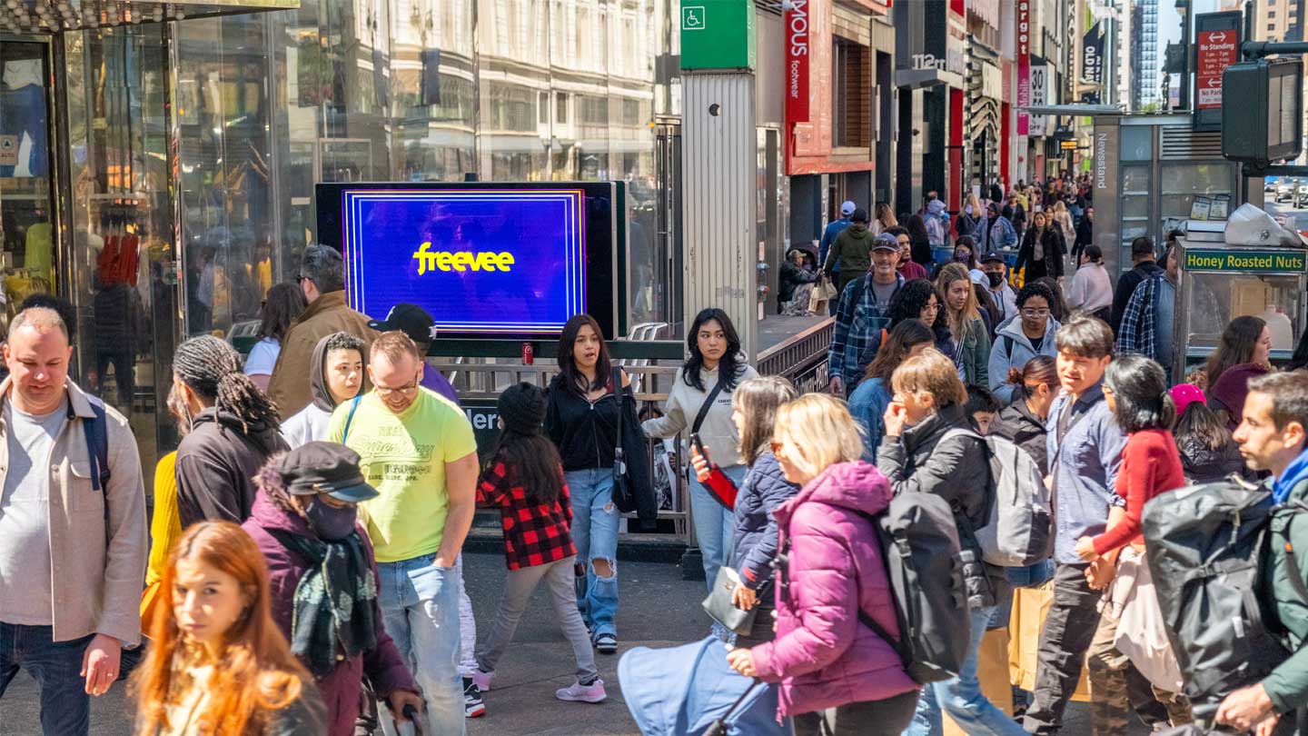 out of home digital street furniture advertising